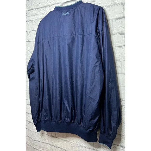 Cabelas L Tall Blue Windbreaker. - Picture 4 of 7